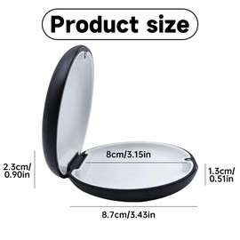 Retainer Box Aligner Case,Plastic Retainer Case,Retainer Case,Aligner and Retainer Case With Magnetic Suction,Black Orthodontic Box Premium Retainer Box for Braces Mouthguards(Black-9 * 9 * 2.5CM)