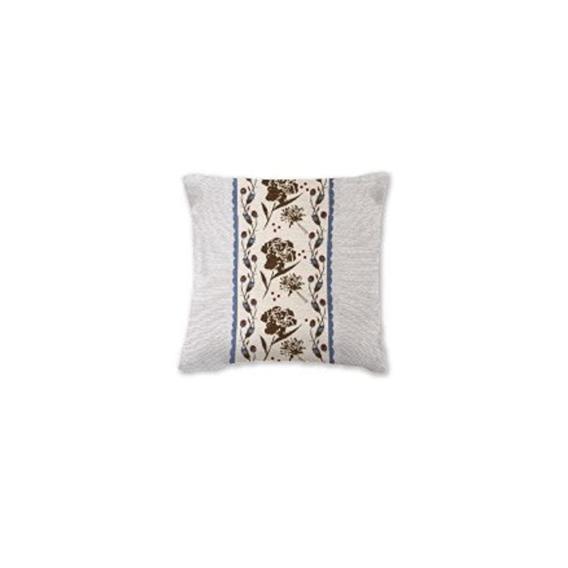 KI Japan 167006 Rocco Cushion Cover Flower GY W 17.7
