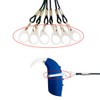 DeaHea 6 Pack Hearing Aid Clip Loops Rubber Holster O-Ring