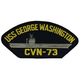 USS GEORGE WASHINGTON CVN-73 PATCH - Multi-colored - Veteran Owned Business
