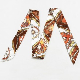 6 Pack Scarf Bags for Women Handbag Scarfs Long Neckerchief Fashion Headdress Handle Wrap Ribbon Scarf