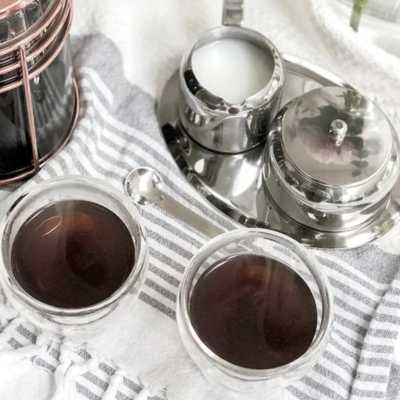 Cuisinox 5-Piece Cream and Sugar Set, Stainless Steel