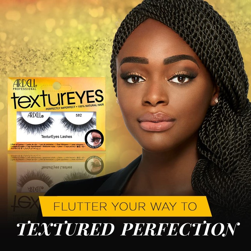 Ardell TextureEyes False Lashes 582 - Tousled Texture False Eyelashes,