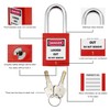 SAFBY Lockout Tagout Box Kit Portable Safety Group Padlock Box