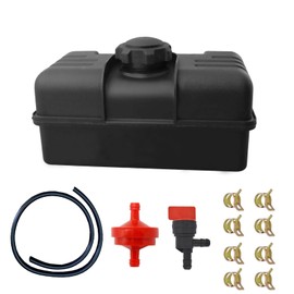 RYTIME 34156A Fuel Tank GAS 4 Quart Compatible with Various Tecumseh 37290 34156 H30 H35 H40 H50 HS40 HS50 HM80 HM100 Engines With Cap and Shut Off Valve