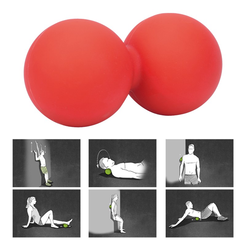 Silica Gel Exercise Peanut Ball Yoga Gym Fitness Body Relax