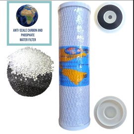 Omnipure OMB934-10M-P 9-3/4 Coconut Shell Carbon Block 10mic Filter w/ Phosphate