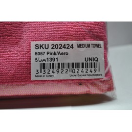 Babolat Aero Medium Pink Towel (Pack of 1)