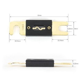 Cable Hunter Gold-Plated ANL Fuse 60A 80A 100A 120A 150A 200A / Ceramic ANL Fuse 300A 400A RV Forklift Fuse / 케이블헌터 금도금ANL휴즈60A 80A 100A 120A 150A 200A/세라믹ANL휴즈300A 400A 캠핑카 지게차휴즈