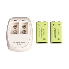 Garrett Recharger Kit for Garrett SuperWand and THD - 2 NiMH Batteries and 110 Volt Charger 1612000