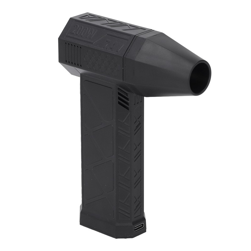 200W Mini Jet Blower Rechargeable 3 Gear Adjustable Cordless 130000RPM