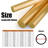 TIHONORI 15 Pcs 3/25" x 12" Brass Rods, Brass Solid