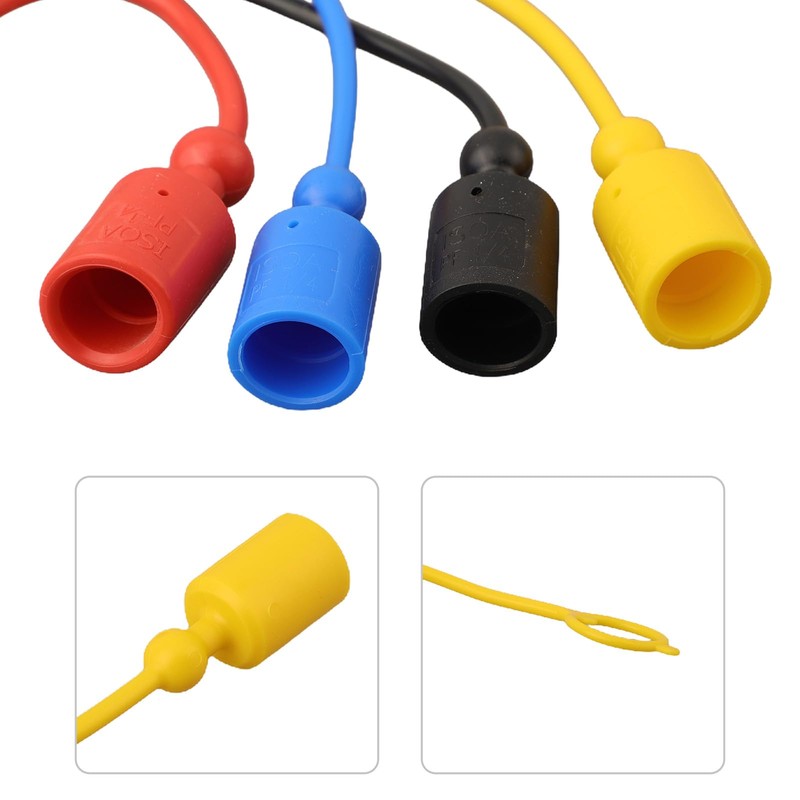 4 Pairs Hydraulic Quick Coupler Dust Cap and Inner Cover