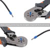 Ferrule Crimping Tool Kit, QCCAN AWG23-7(0.25-10mm²) Self-adjustable Ratchet Wire Crimping