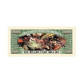 American Art Classics Fairies Million Dollar Bill - Pack of 100 - Best Gift for Lovers of The Fairy