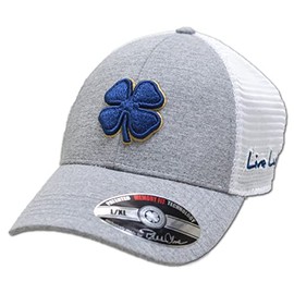 Black Clover New Live Lucky Perfect Luck 11 Gray/White Fitted L/XL Golf Hat/Cap