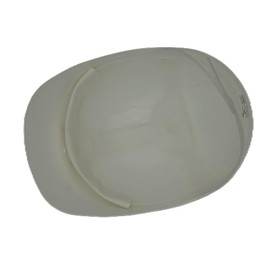 Centurion Safety Products – Plastic Bump Cap With Short Peak - For Cold Environments - Built in UK - Slip Ratchet Fastening Secures Hat on Your Head - Lightweight & Wipe Clean HDPE - Unvented - White
