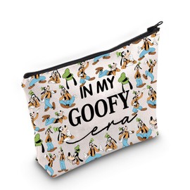 TSOTMO Goofy Merch Makeup Bag Cartoon Movie Gift Cartoon Goofy Characters Gift for Goofy Lovers Dog Owner Gifts (gofy Bag)