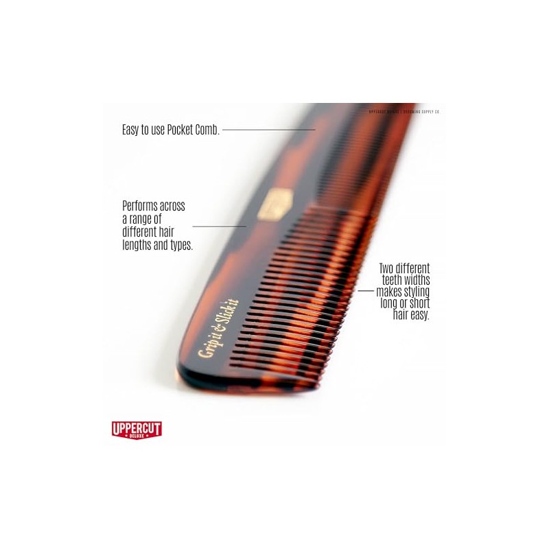 Uppercut Deluxe CT5 Tortoise Shell Comb 108 x 41