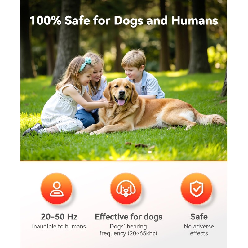 Dog Bark Deterrent Devices, Variable Frequency Ultrasonic to Stop Barking