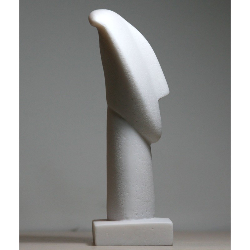 Head of Cycladic Figurine Idol Greek Modern Art Statue Sculpture