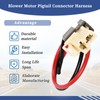 Getfarway Blower Motor Pigtail Connector Harness 18952-02224AS Compatible with Kia