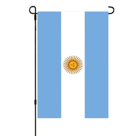 Argentina Flag Small Mini Argentine Garden Flags 12x18 Double Sided Weather Resistant Yard Flags for Outdoor Decor (Argentina)