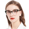 MARE AZZURO Oversized Reading Glasses 1.25+ Women Fashion Cat Eye