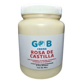 Crema De Rosa De Castilla Ozonizada - Gob - 450 G Todo Tipo De Piel