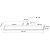 SEBSON SEBSON LED Spiegelleuchte 30cm, Bad IP44, Aufbauleuchte + Klemmleuchte,