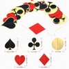 SINGOMON 38.5Ft Casino Decorations Casino Party Garlands Red Black Gold