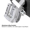 Motorcycle Windshield Acrylic Heightened Adjustable Clip On Wind Deflector Windscreen