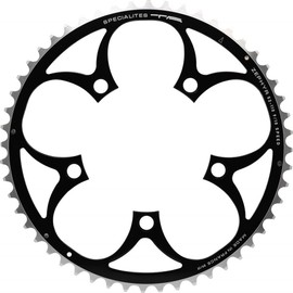 Spécialités TA Zephyr Compact 5-Arm 110pcd 9/10 Speed Chainring, Outer 48t, Black