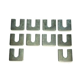 EIOFEVY Body Door Alignment Shims 1/8 for Lincoln,for Ford,for AC A13 Steel Bolt-on-Attachment Type Silver Zinc Coated
