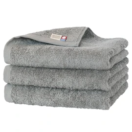 Bloom Imabari Towel-Certified “with” Face Towel, Set of 3, Soft, Absorbent, Fast Drying, Indoor Drying Compatible, 100% Cotton, Made in Japan (Space Gray)