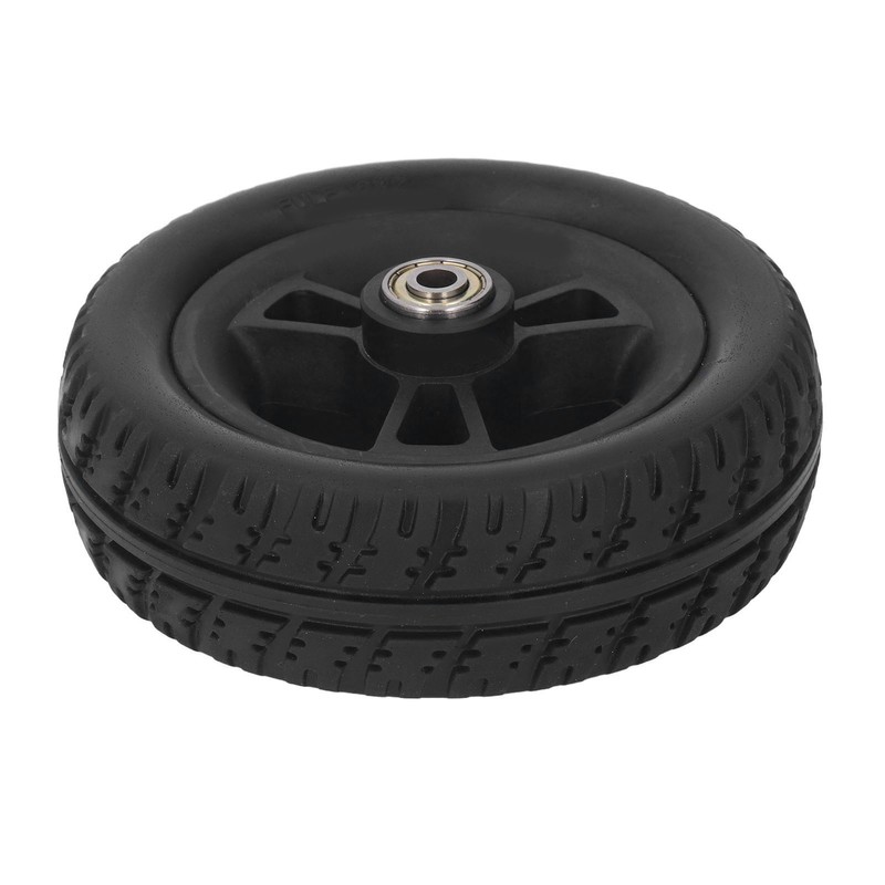 6in Wheelchair Wheel PU Non Slip Wear Resistant Strong Bearing