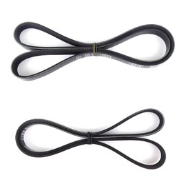 WINBEST 4PK1005 5PK1130 2X EPDM Serpentine Belt Set Fit for Mitsubishi 1999-2004 Montero Sport 3.5L, 1999-2000 Montero 3.5L