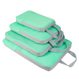 COVAX 4 Set Compression Packing Cubes, Travel Luggage Organizers and Storage Packing Cubes (Green)