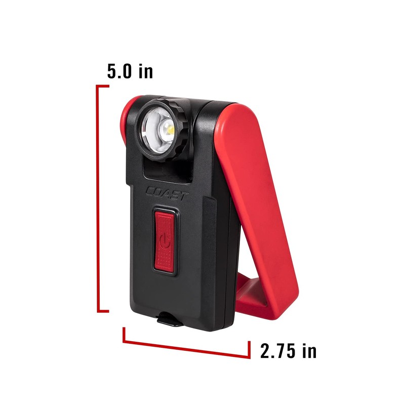 Coast PM200 500 Lumen ALKALINE-DUAL POWER LED Work Light with