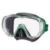 TUSA M-3001 Freedom Tri-Quest Scuba Diving Mask, Black/Energy Green