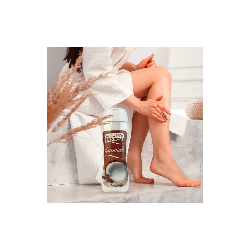Crema De Coco Corporal Hidratante Face&body Bella Piel 400ml