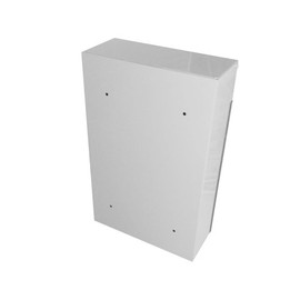 Sanitary Napkin Disposal Receptacle, White Steel, New improved Version