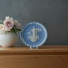 Wedgwood Earplate 2025 Version, Jasper Olympus Zodiac Athena, Pale Blue,