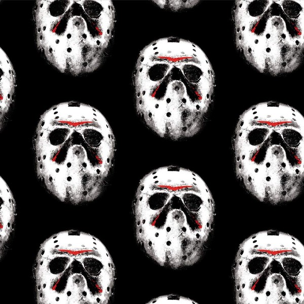 GRAPHICS & MORE Friday The 13th Jason Mask Premium Roll