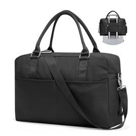 Gym Bag for Women, Carry on Weekender Overnight Bag, Travel Duffel Bags with Trolley Sleeve, Personal Item Travel Bag Tote Bag Workout Dance Bag