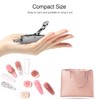 Nail Clipper for Acrylic Nails,Portable False Nail Tip Cutter Trimmer,Artificial