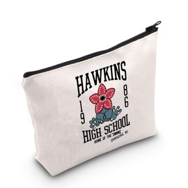 Hawkins High School Gift Demogorgon Gift TV Show Inspired Cosmetic Bag (Hawkins High School UK)