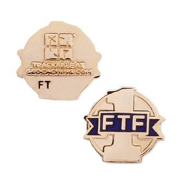 geo-versand Geocoin® First to Find Nano Coin, TB, Trackable, Coins for First Finder