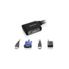 IOGEAR 2-Port USB VGA Cabled KVM Switch - 2048 x