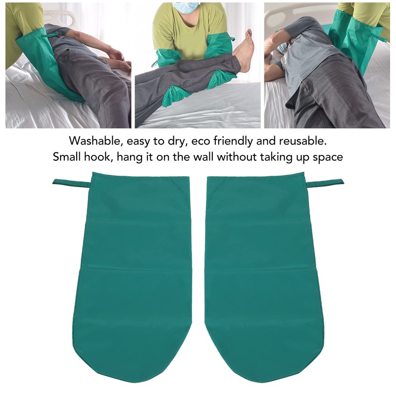1 Pair Patient Transfer Gloves Slide Sheet Assist Moving Elderly